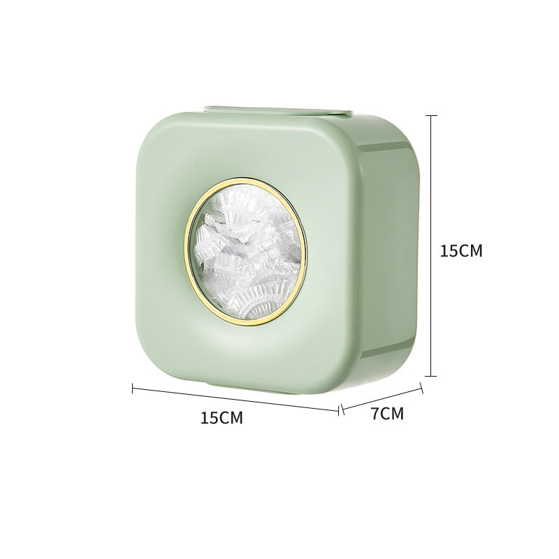 Wall Mounted Disposable Plastic Wrap Fresh-Keeping Bag Storage Box