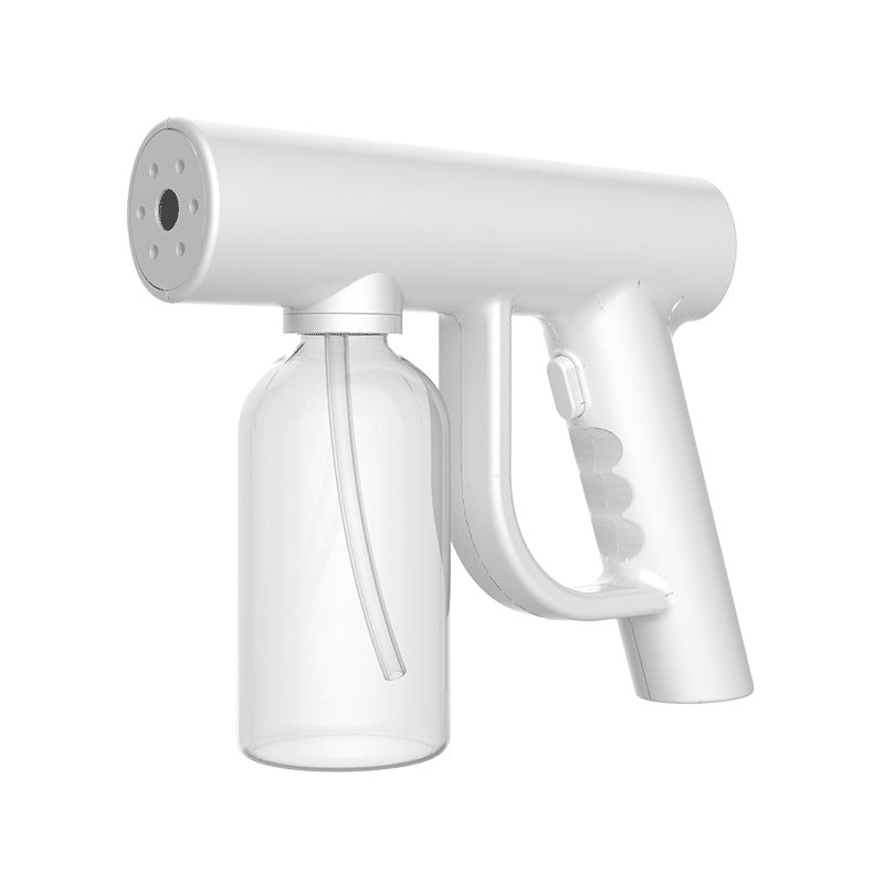 Nano Blue Light Atomizer Lightweight Household Alcohol Sterilization Large-Capacity Rechargeable Disinfection Gun