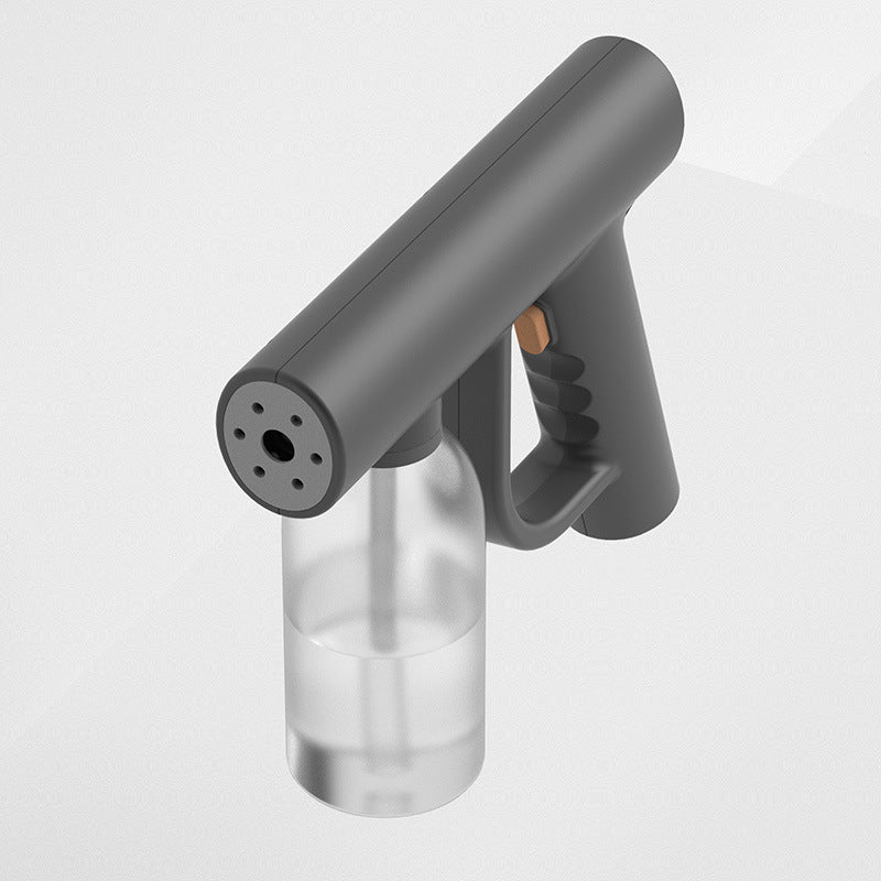 Nano Blue Light Atomizer Lightweight Household Alcohol Sterilization Large-Capacity Rechargeable Disinfection Gun