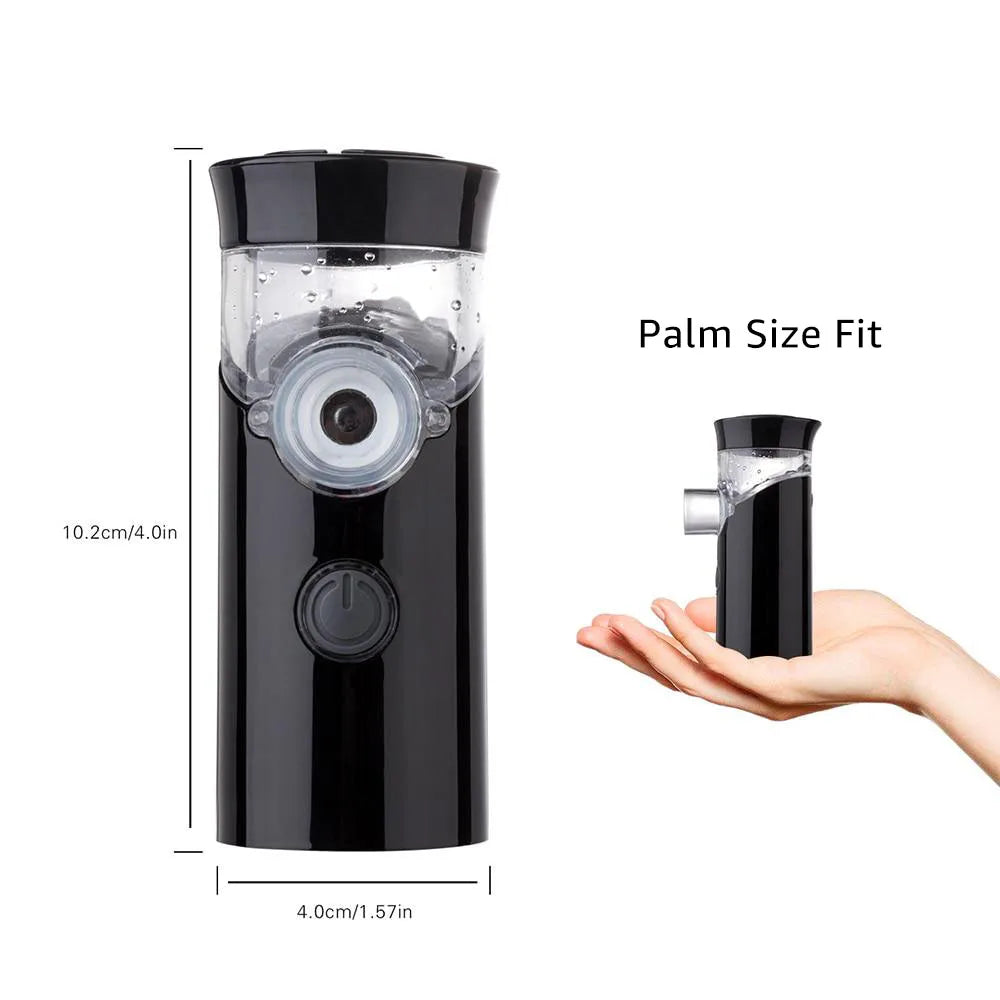 Steaming Tool Handheld Ultrasonic Nebulizer Portable Mute Asthma Inhaler Atomizer USB Rechargeable Mini Cool Mist